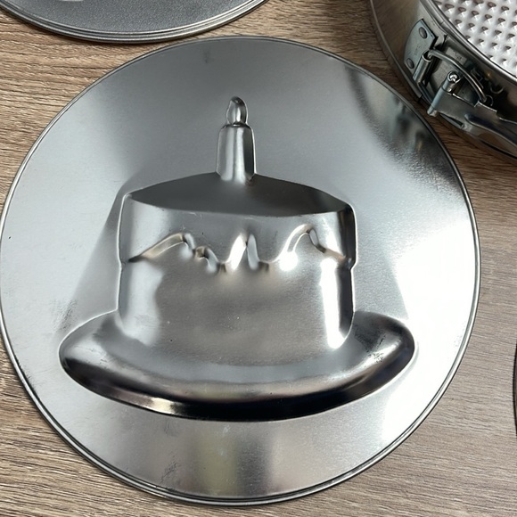 Vintage 1994 Metro Moulded Springform Bake Pans Teddy Bear Birthday Cake Bunny - Picture 6 of 10